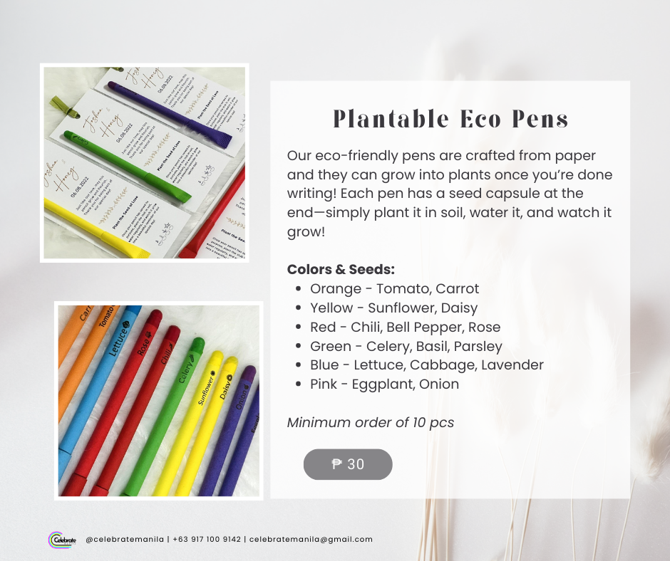 Plantable Eco Pen