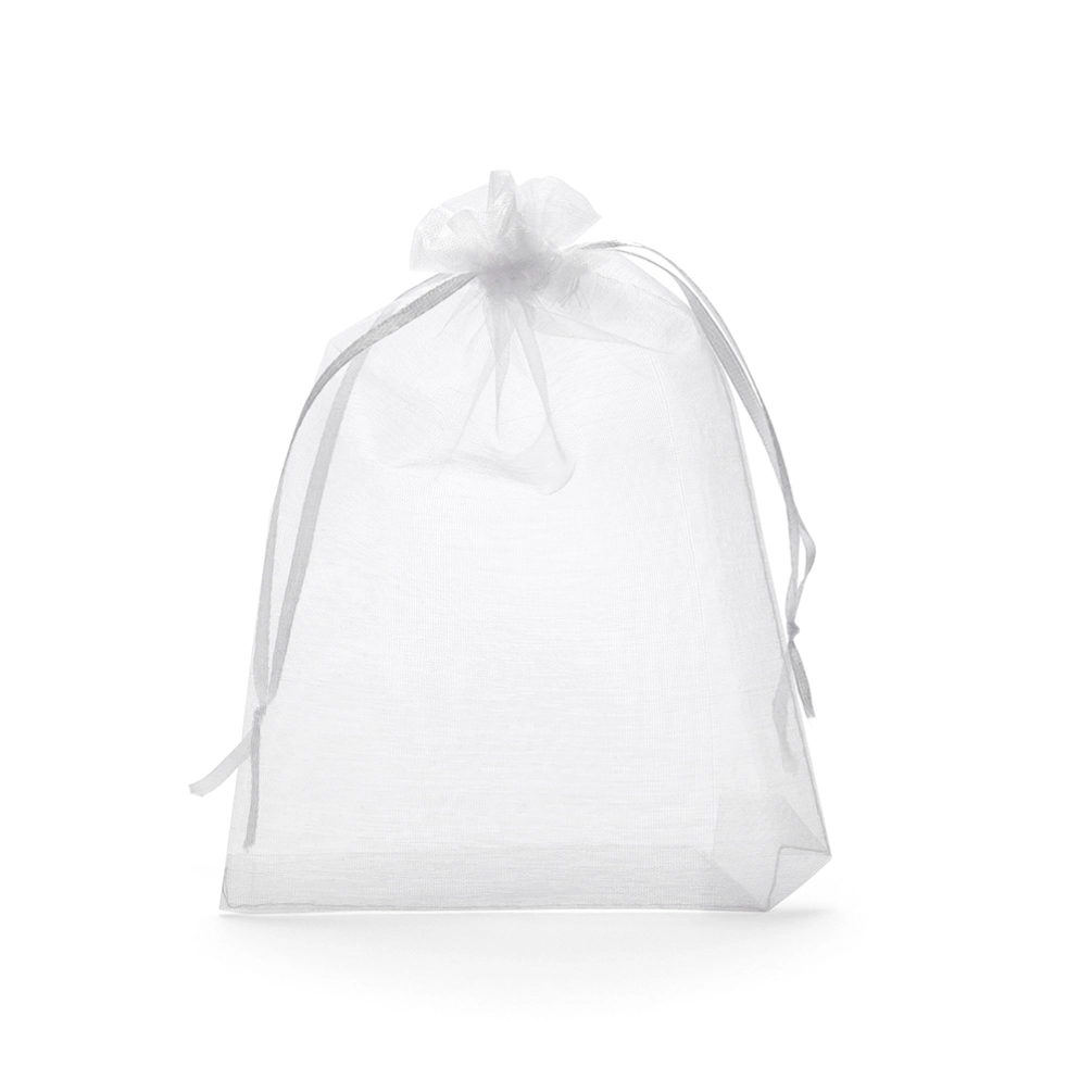 Organza Pouch (White/Black)